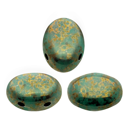 Opaque Green Turquoise Bronze - Samos® par Puca® - 63130/15496