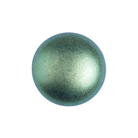Metallic Mat Green Turquoise    - Cabochon par Puca® 8mm  - 23980-94104