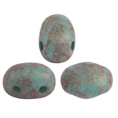 Opaque Green Turquoise Mat Bronze - Samos® par Puca® -  63130-84100-15496
