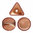 Copper Gold Mat- Ilos® par Puca® - 00030/01780