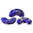 Opaque Sapphire Splash- Arcos® par Puca® - 33050/94401