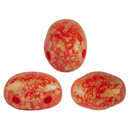 Opaque Coral Red Splash - Samos® par Puca® - 93200/94401