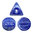 Opaque Sapphire Luster - Ilos® par Puca® - 33050/14400