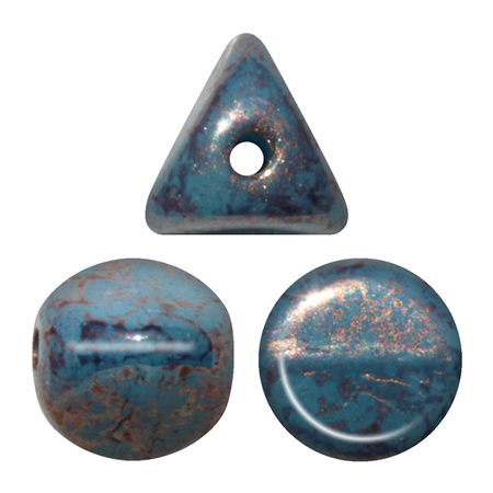 Opaque Blue Turquoise  Bronze - Ilos® par Puca® - 63030/15496