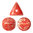 Opaque Light Coral Red Splash - Ilos® par Puca® - 93400/94401