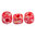 Opaque Coral Red Tweedy - Minos® par Puca® - 93200-45703