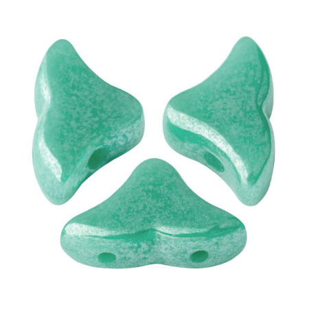 Opaque Green Turquoise Luster - Hélios® par Puca® - 63130-14400