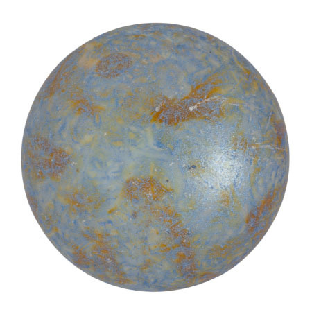 Cabochon Opaque Blue Green Spotted   - Cabochon par Puca® -02010-65325