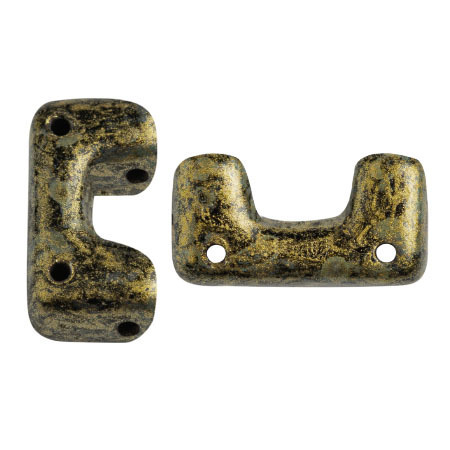 Metallic Mat Old Gold Spotted  - Télos® par Puca® - 23980-65322