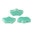 Opaque Green Turquoise Luster - Delos® par Puca® - 63130-14400