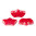 Opaque Coral Red Luster - Delos® par Puca® - 93200-14400