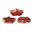 Opaque Coral Red Bronze - Delos® par Puca® - 93200-15496