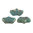 Opaque Green Turquoise Bronze - Delos® par Puca® - 63130-15496