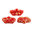 Opaque Coral Red Splash - Delos® par Puca® - 93200-94401