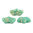 Opaque Green Turquoise Splash - Delos® par Puca® - 63130-94401