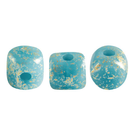 Opaque Blue Turquoise Splash - Minos® par Puca® - 63030-94401
