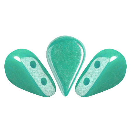 Opaque Green Turquoise Luster  - Amos® par Puca® - 63130-14400