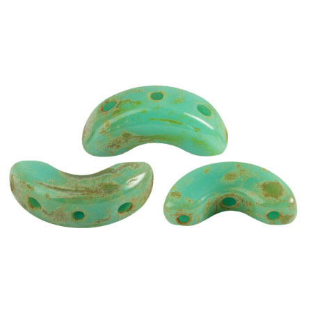 Opaque Green Turquoise Travertin - Arcos® par Puca® - 63130-86800