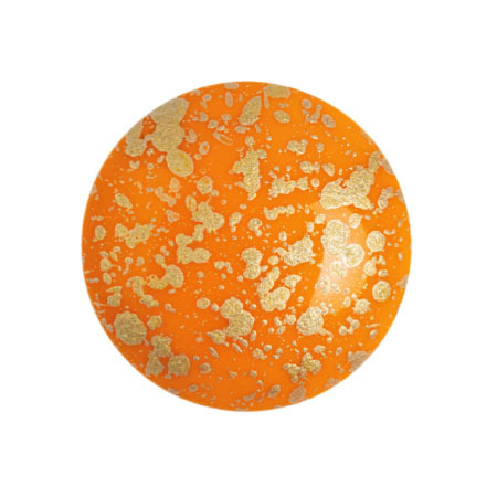 Frost Tangerine Splash- Cabochon par Puca® - 98412-94401