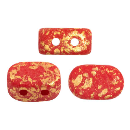 Opaque Coral Red Mat Splash  - Lipsi® par Puca®